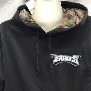 NFL Eagles Philadelphia Black/Camouflage Hoodie